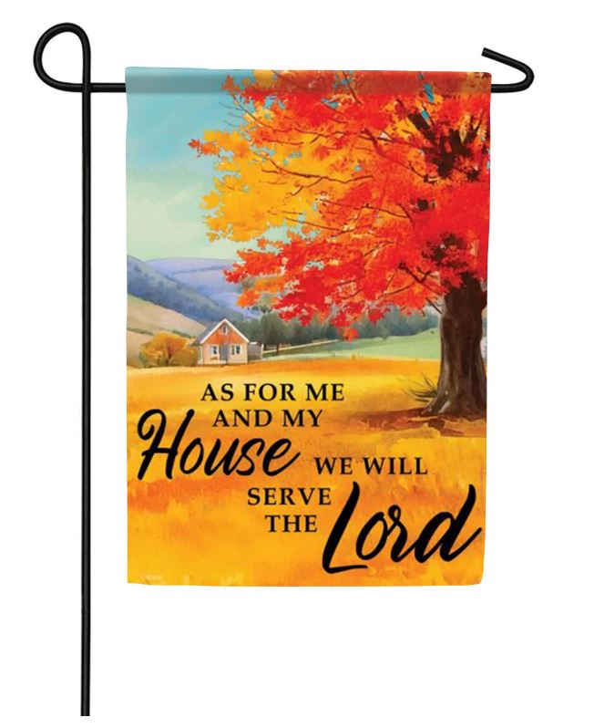 EB Garden Flag - Serve The Lord