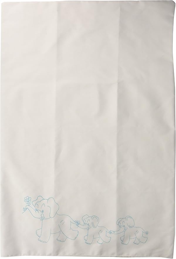 Childrens Pillow Case - Elephant Train 122