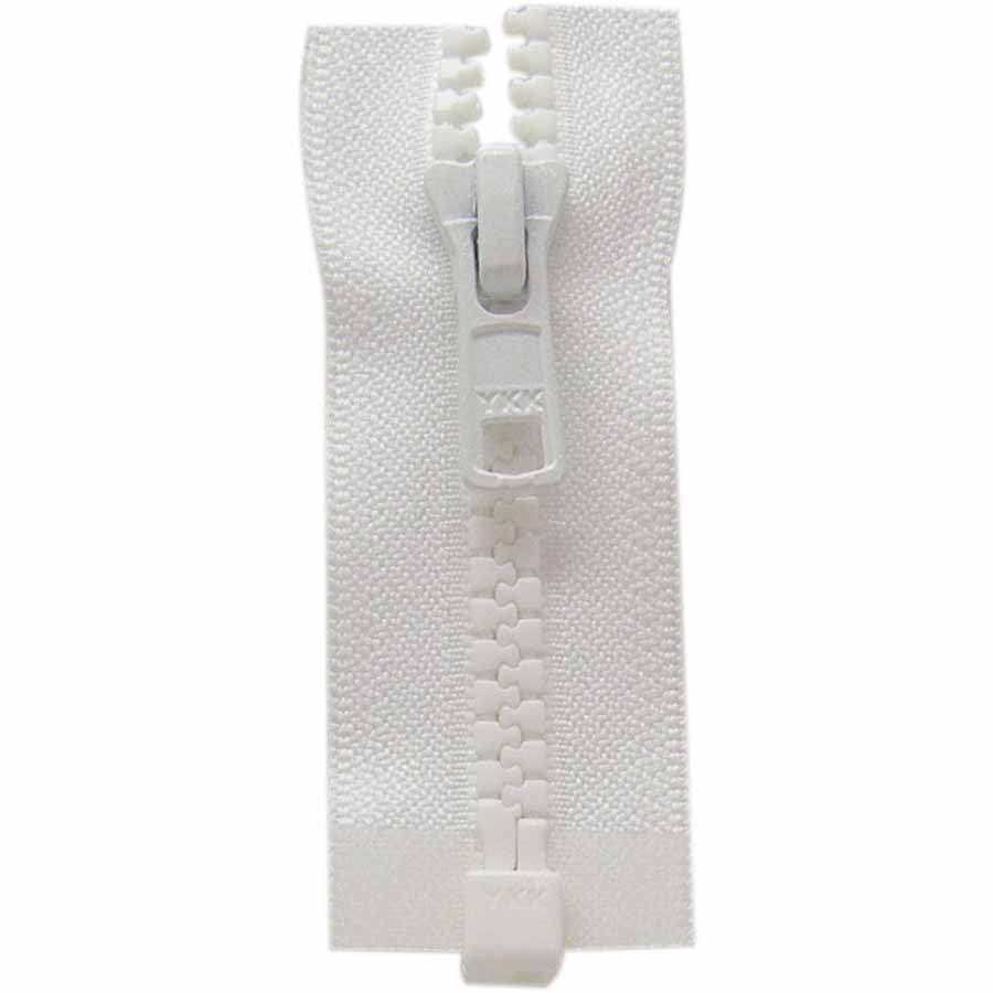 Zipper 30cm One Way - White 6430501