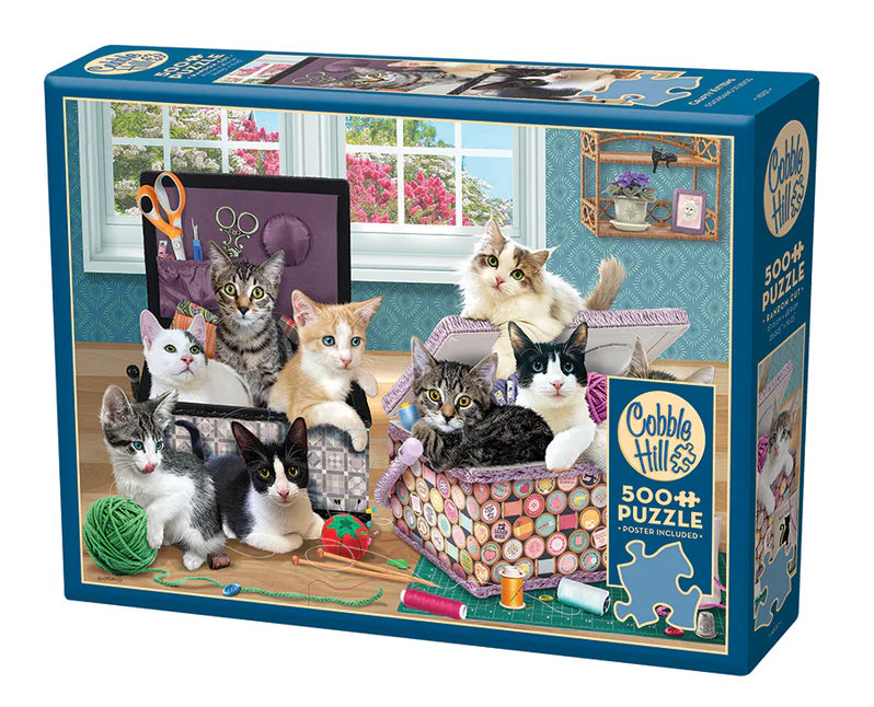 Puzzle 500pc - Crafty Kittens 45137