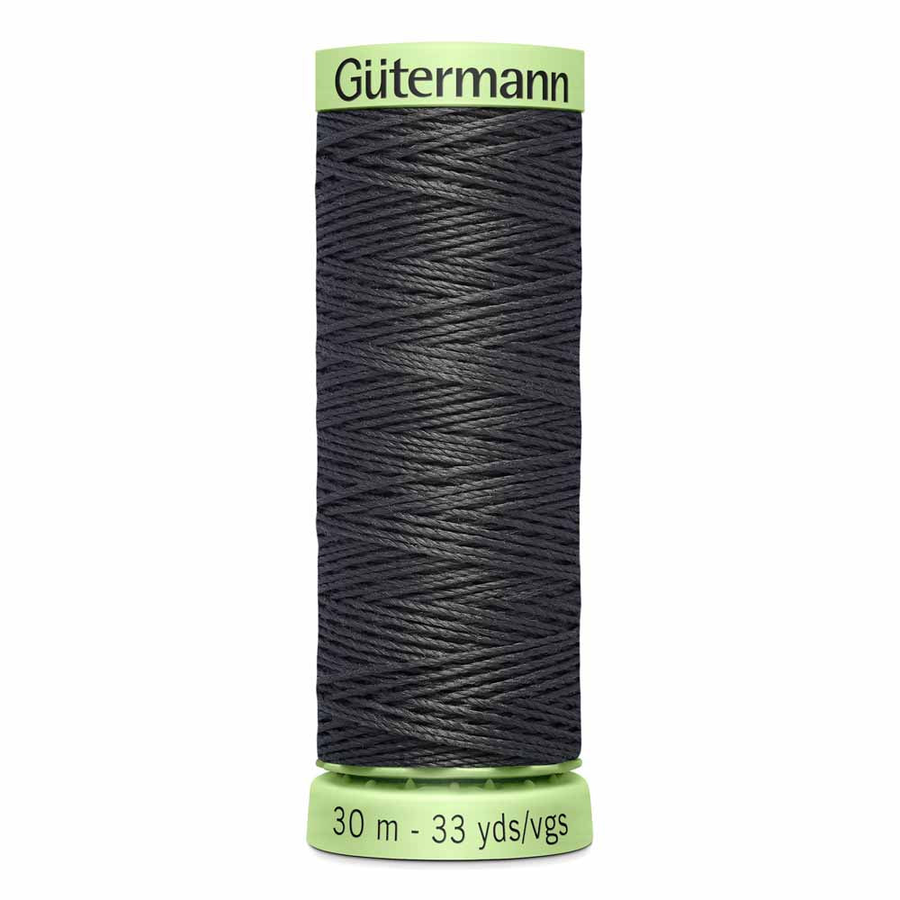 Gut Poly Thread Top Stitch 30m - Charcoal 125