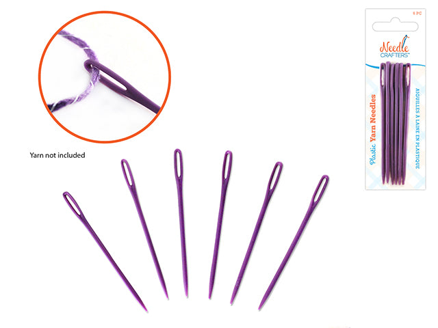 MC Yarn Needles Plastic 6pk NC670