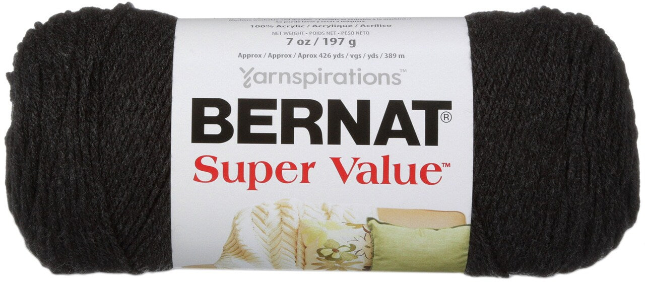 Bernat Super Value 197g - Dark Grey 53042