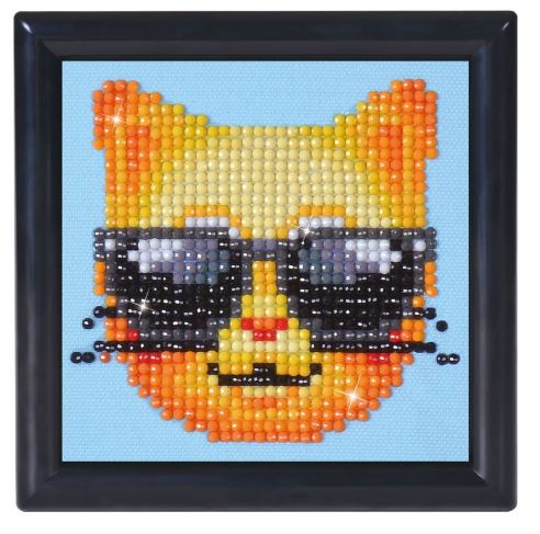 Diamond Dotz - Kool Kat W/ Black Frame DD1.010F