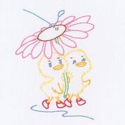 9" Quilt Block - Duckies