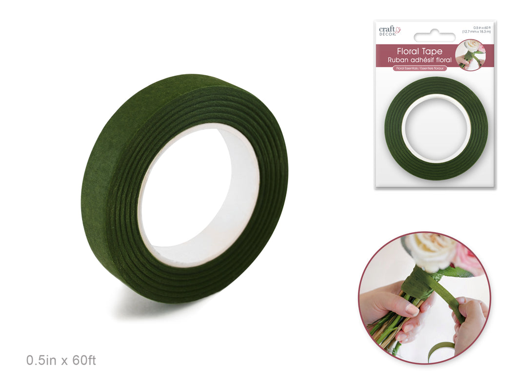 Floral Tape Stem Wrap:   1/2