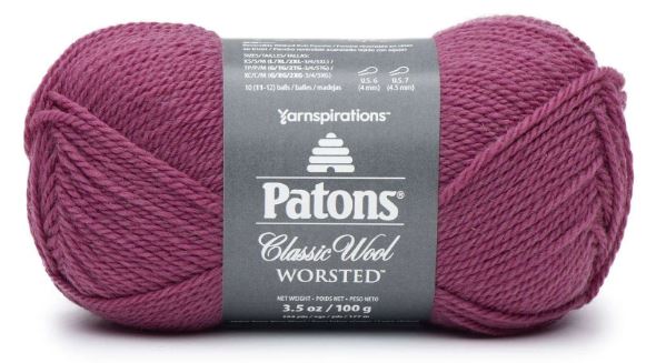 Patons Classic Wool Worsted 100g - Rich Raspberry 77783