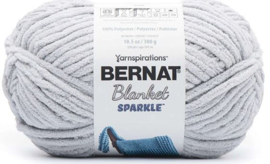 Bernat Blanket Sparkle 300g - Moon Grey Sparkle 70011