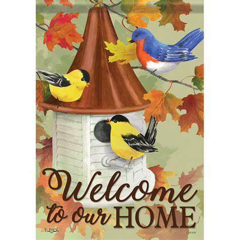 *EB Garden Flag - Songbird Meeting