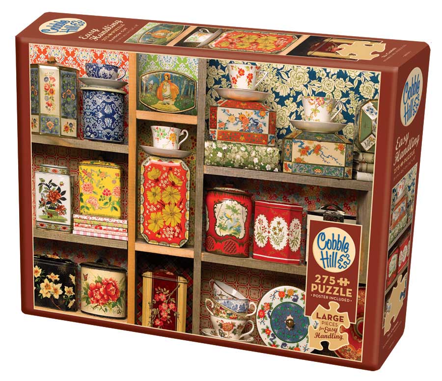 Puzzle 275pc - Tea Caddies (Vintage Tins)