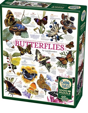 Puzzle 1000pc - Butterfly Collection 80015