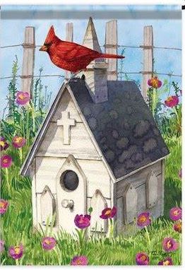 EB Lg Flag - Church Cardinal