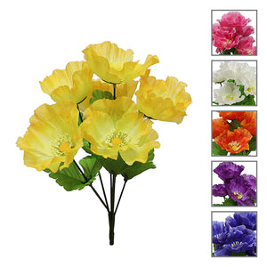 DD Poppy Bush Assorted 33cm