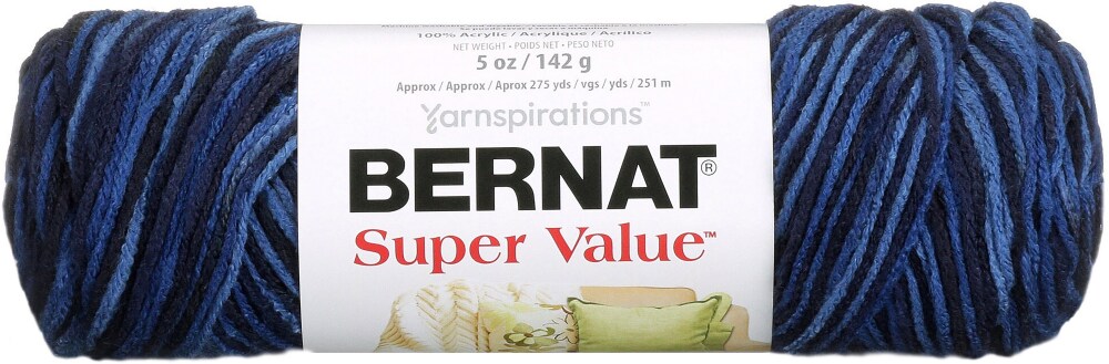Bernat Super Value 142g - Denim Ombre 28115