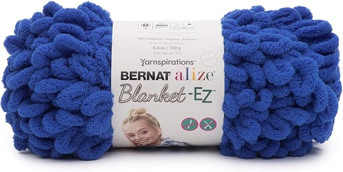 Bernat Alize Blanket 180g - Bright Blue 37010