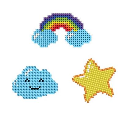 Diamond Dotz - Stickers X 3 Sky Dotzies DTZ12.017