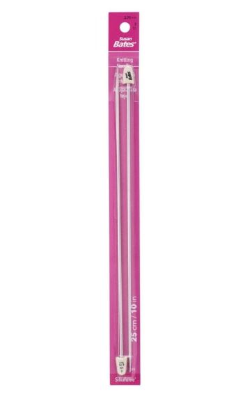 Susan Bates Quicksilver Knitting Needle - 4.50cm 10" (25cm)