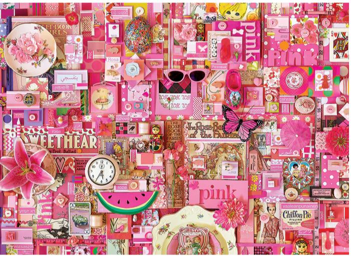 Puzzle 1000pc - Pink 80145