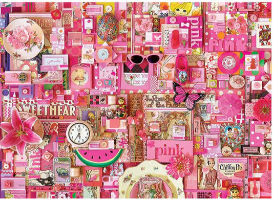 Puzzle 1000pc - Pink 80145