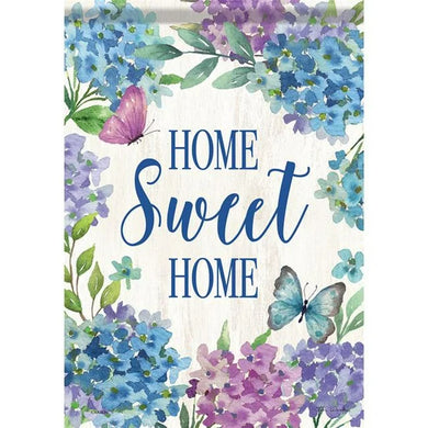 EB Garden Flag - Hydrangea/Butterflies