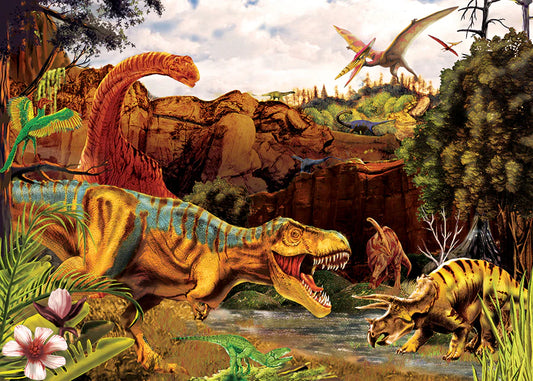Tray Puzzle 35pc - Dino Story 58855
