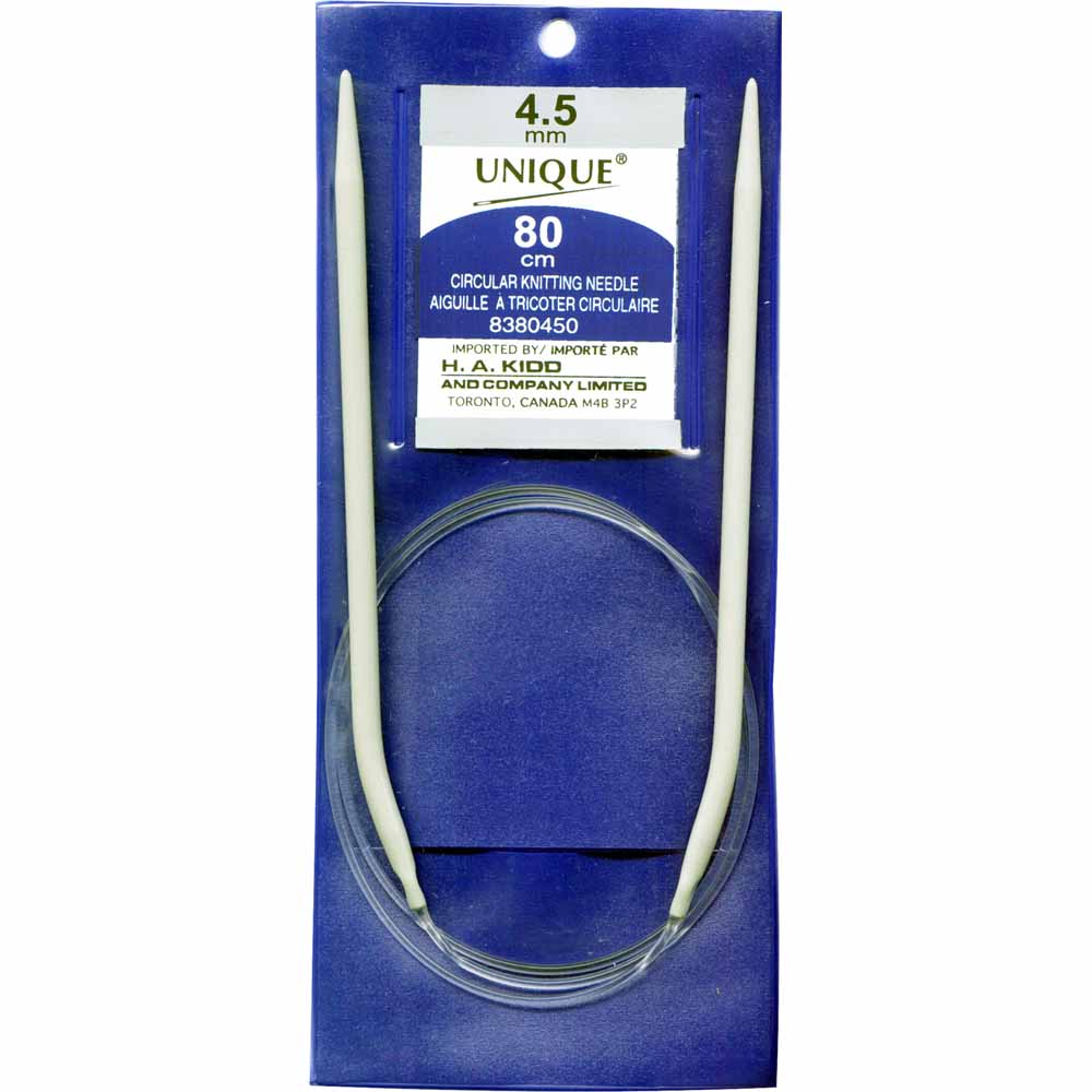 Unique Alum Circular Needle 4.5mm 80cm 8380450
