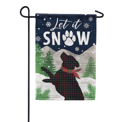 EB Garden Flag - Snow Pup