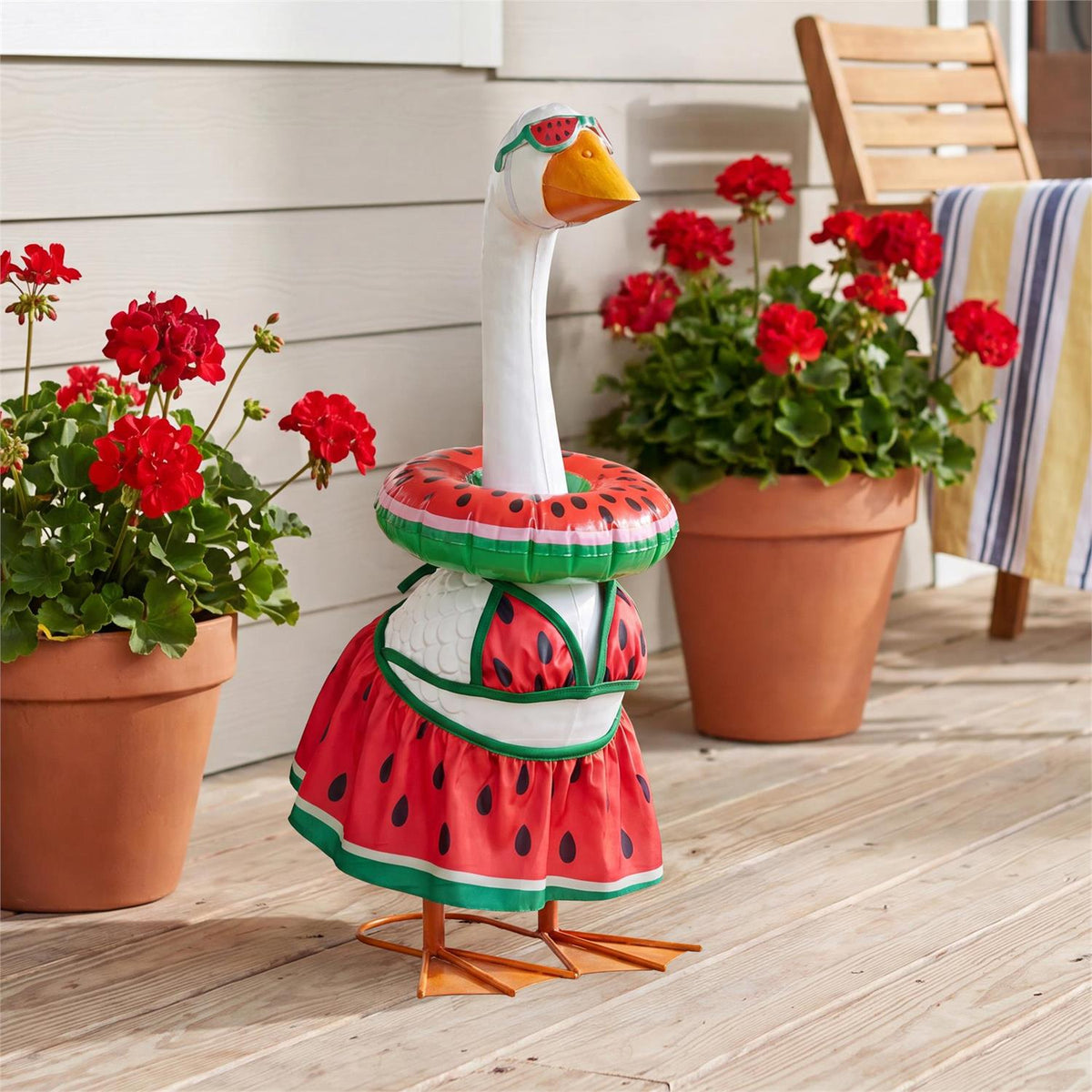 EE Porch Goose Outfit - Watermelon Splash