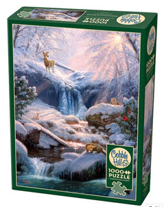 Puzzle 1000pc - Mystic Falls In Winter 40003