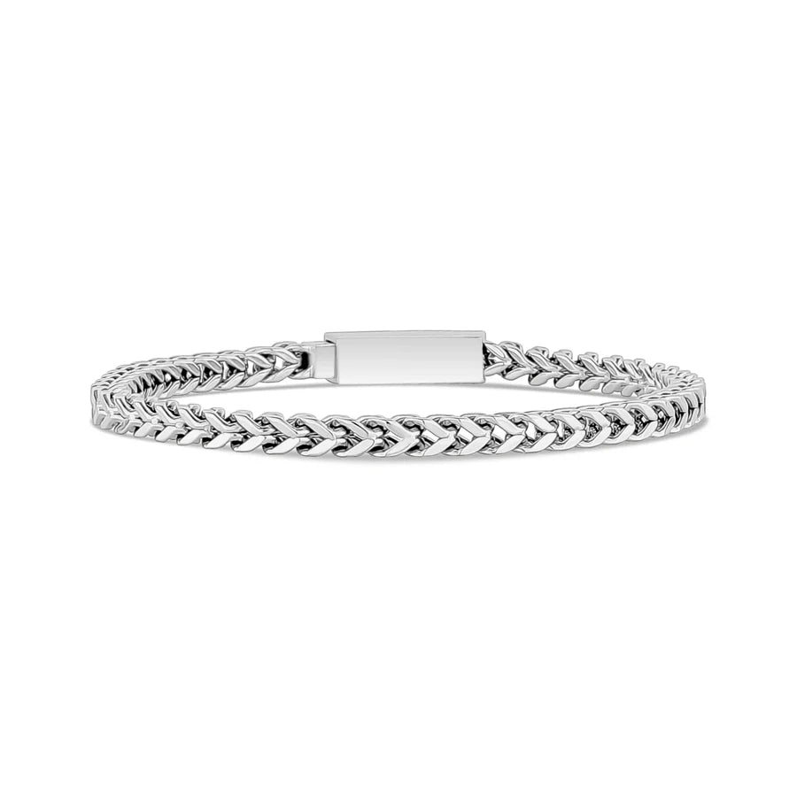 ARZ Bracelet - Stainless Steel Franco Link 4mm - 8.5"