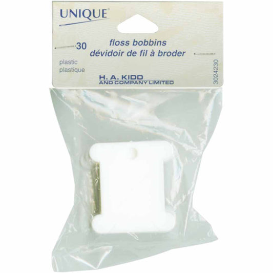Unique Floss Bobbins 50ct Plastic 3024230