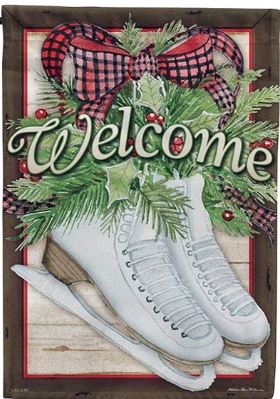 *EB Lg Flag - Skates & Pine