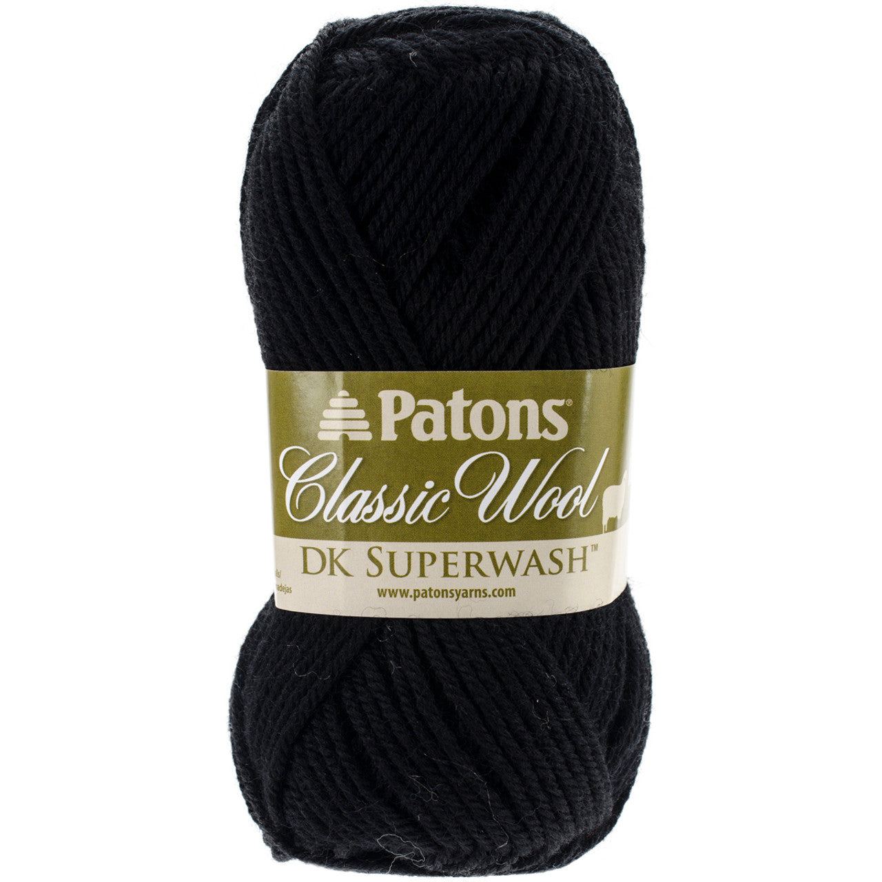 *Patons Classic DK 50g - Black 12040