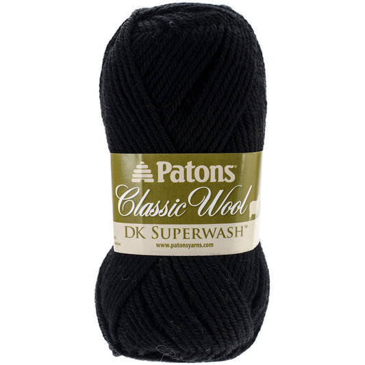 *Patons Classic DK 50g - Black 12040