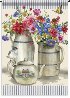 EB Lg Flag - Cottage Bouquet