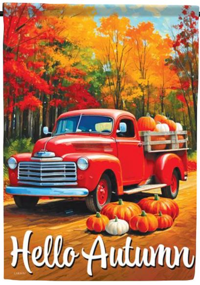 EB Lg Flag - Harvest Truck