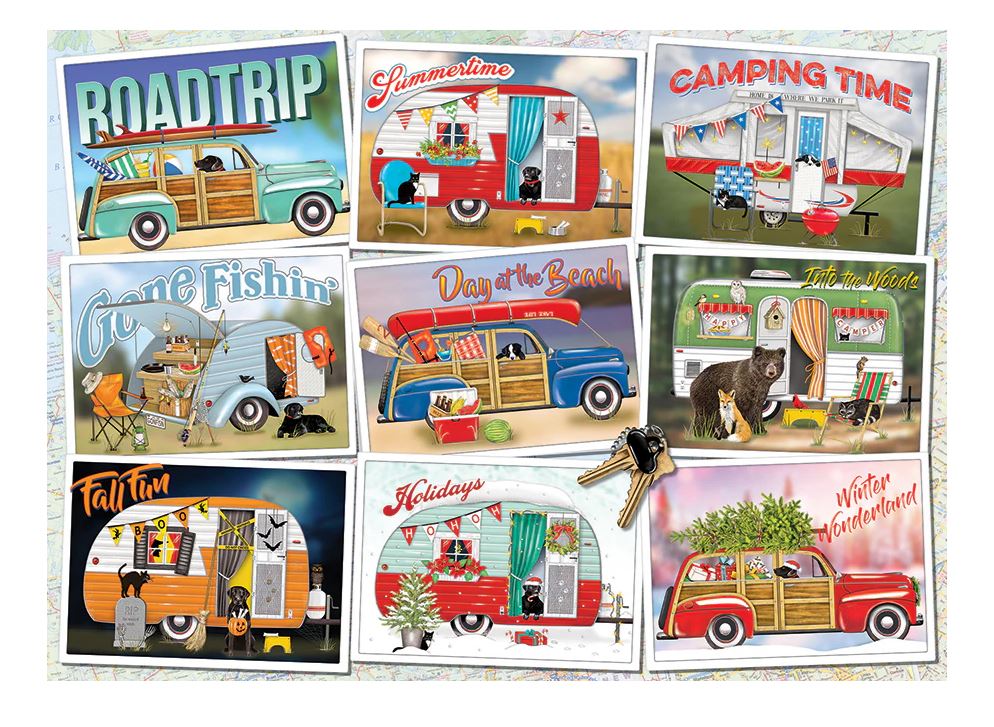 Puzzle 1000pc - Hitting The Road 40067