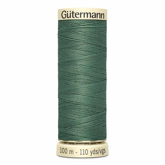 Gut Poly Thread 100m - Steel Green 646