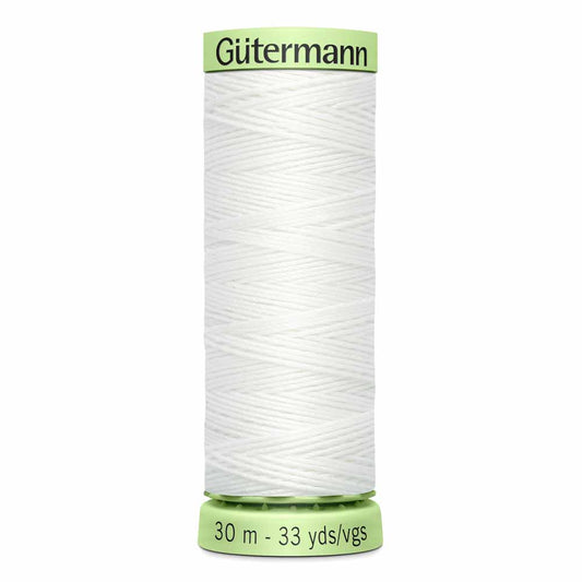 Gut Poly Thread Top Stitch 30m - Nu White 020