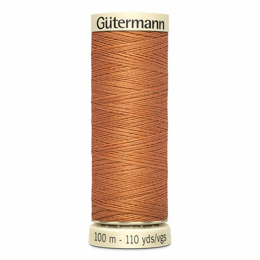 Gut Poly Thread 100m - Burnt Orange 461