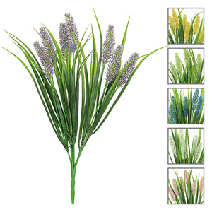 DD Grass Bush w/Heather Asst 38cm