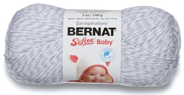 Bernat Softee Baby 140g - Grey Marl 30045