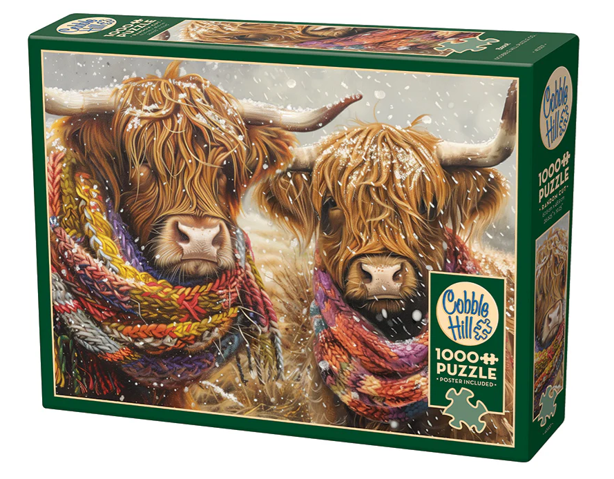 Puzzle 1000pc - (Highland Cow)Brrr! 40337