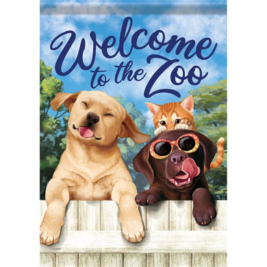 EB Garden Flag - The Zoo (dog)