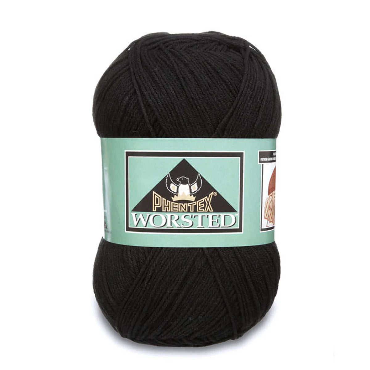 *Phentex Worsted 400g - Black 03009