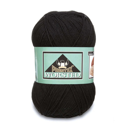 *Phentex Worsted 400g - Black 03009