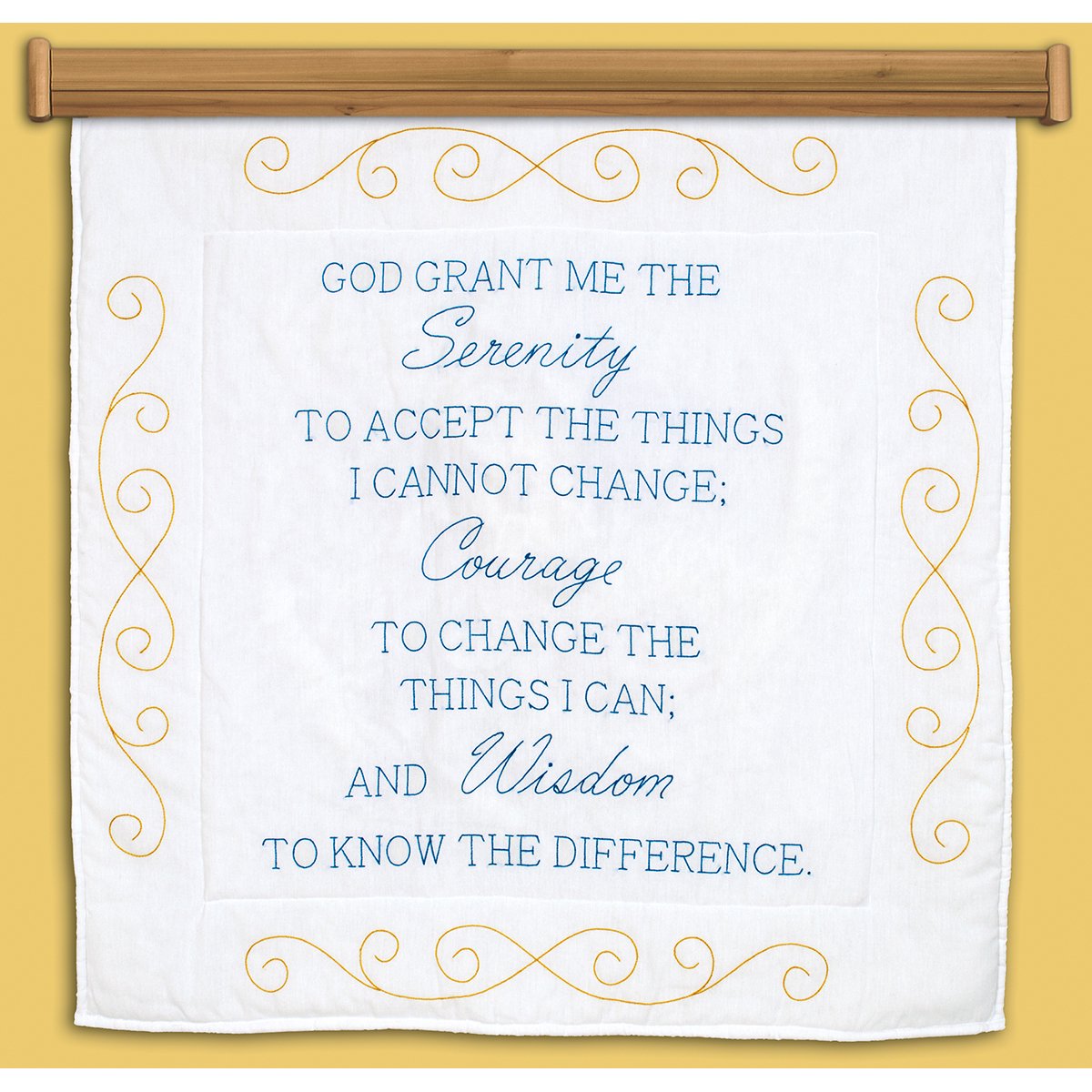 *Wall Quilt Serenity Prayer 625
