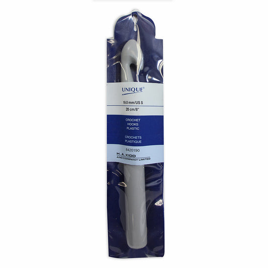 Plastic Crochet Hook - 19.0mm 15cm 8420190