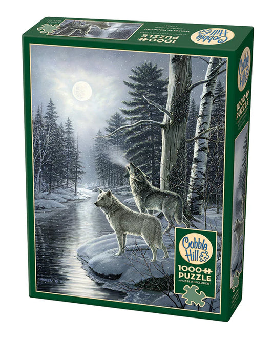 Puzzle 1000pc - Wolves By Moonlight 40154