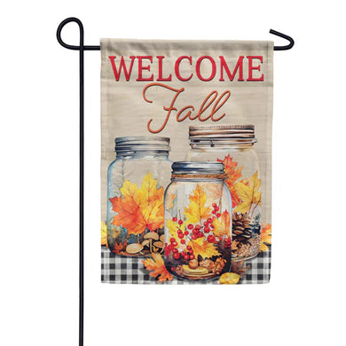 EB Garden Flag - Fall Jar